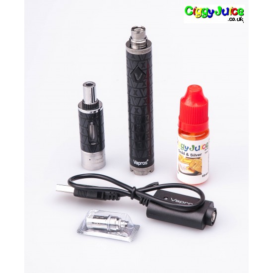 Vision Vapros Starter Kit Black Vision Vapros Starter Kit Black