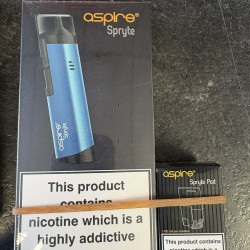 Spryte AIO Kit - Blue - Clearance + Extra Pod & Coil