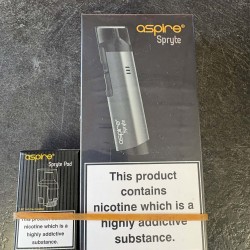 Spryte AIO Kit - Grey - Clearance + Extra Pod & Coil