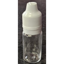 Empty PET Plastic Bottle with cap and nipple 15ml