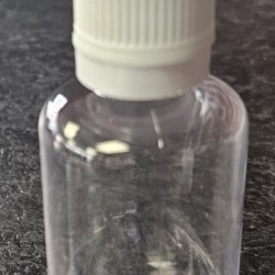 Empty PET Plastic Bottle with cap and nipple 30ml