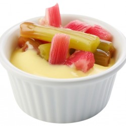 Rhubarb & Custard Pudding