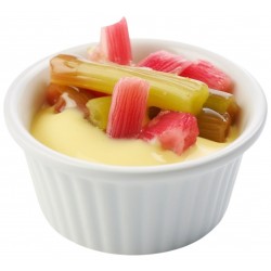 Rhubarb & Custard Pudding