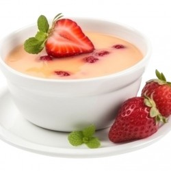 Sweet Strawberry Custard